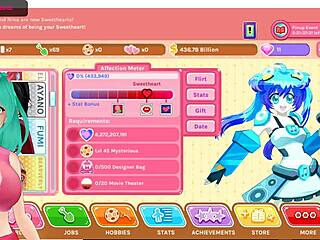 cute anime girl vtuber plays crush crush uncensored 2