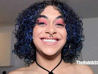 Curly Rican Latina with phat ass twerks on Jay Bangher's BBC