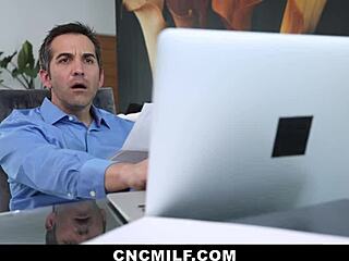 Freeusing Asian Stepmom And Stepdaughter During Paperwork