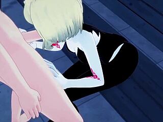 spider-woman gwen stacy fucking short