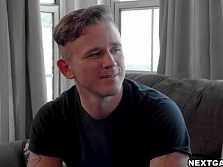 Vapid Greg Dixxon can't resist his stepson's massive cock in hardcore college action.