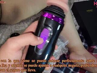 My asshole gets drilled with rahim self-thrusting dildo machine from honey play box