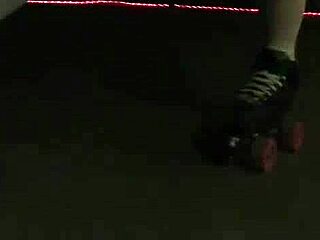 Lesbians explore after roller derby event