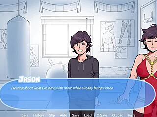 Step Family Enjoys Shower in Snow Daze