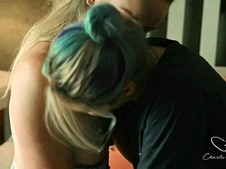 teaser hot nonbinary-girl with charlie forde and violet devine