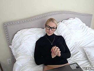 Sarah Vandella reveals her milf pussy as stepson slides deep inside her tight muff