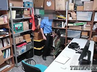 Fat Police Officer In Uniform Gives Hardcore Blowjob To Asian