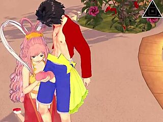 Koikatsu Rufy Shirahoshi in Uncensored Anime Sex with One Piece Action