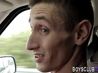 twink gets raw group cum in threeway