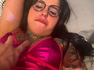 sexy asian milf with tattoos blows big cock then fucks hard