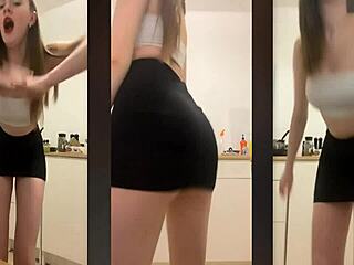 Sexy dance show girl, uhh, so hot!