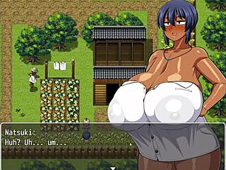 Oh Wow! Tanned Girl Natsuki Gets Massive Ass Spanked By Monster Cock In Hentai Game Ep 14!