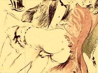 Vintage erotic illustration, can you handle this retro heat?!