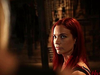 blonde redhead lesbian teasing with scissoring?