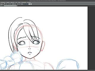 Speed Drawing Kairi Giving Intense Footjob