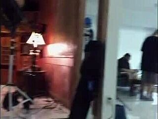 Felicity Feline shows her ass while dancing on set