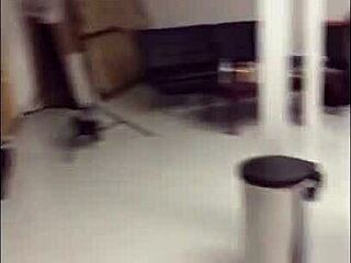 Felicity Feline shows her ass while dancing on set