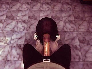 3D Anime Hentai Action in Space