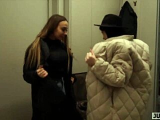 The girl junikta got slammed hard by an unfamiliar slut at a wild party. Strapon action dominated their steamy lesbian encounter.