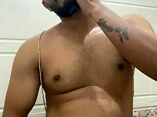 Gay guy gets his throat fucked and swallows cum