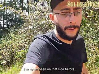 Slut Rides Cock Outdoors Instead of Mountain Cardio