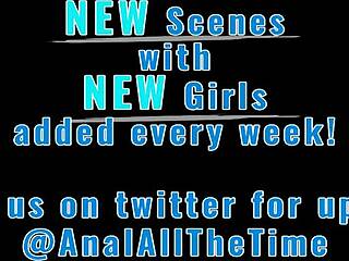 Allie B Gets Tan Ass Eaten At Allanal!