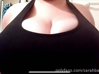 Huge Tits Latina Cam Girl Shows Off!