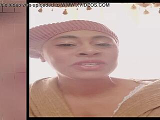 michella vienna's sexy ebony shaved pussy masturbating with vibrator on spy cam