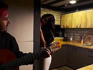 Latina Nympho Teases with Big Ass in Rough Doggystyle