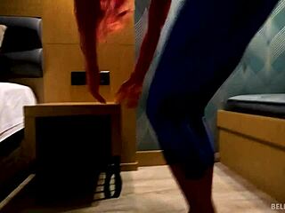 Spider-Woman Zentai Mary Jane Watson XXX Parody Cross The Spider Verse Bukkake - Bella Hentaigirl