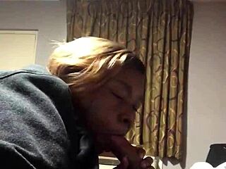 I train my deep throat on big black cocks, feeling every inch stretch me wide. The ebony monster fills my mouth completely.