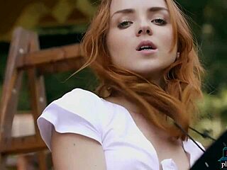 Tiny Teen 18+ Playboy Model Kate Strips Naked Outdoors