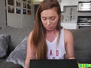 maddy oreilly fucks her dumb sibling's asshole in pov
