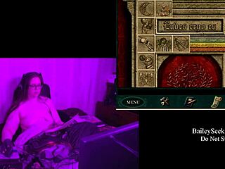 Naked Brunette BBW with Big Natural Tits in Blackmoor Manor Game