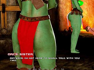 a mistress orc appears in breeding island episode 23