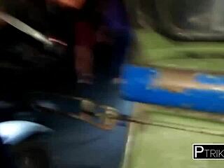 Cute asian petite 18+ loves her g point in outdoor storyline