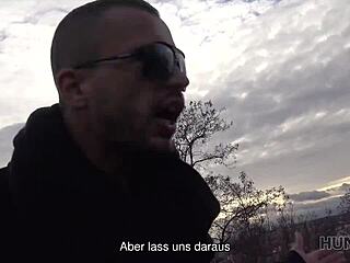 redhead teen fucked for money in front of boyfriend in reality pov