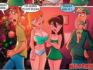 Is this the naughtiest Christmas orgy in the home?