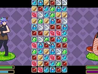 lovely lesbian succubus in hentai game