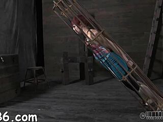 hung up playgirl faces punishment in garage