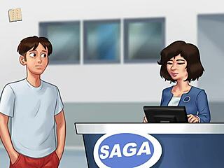 Summertime Saga 74 Brunette Hentai Scene