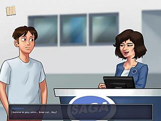 Summertime Saga 74 Brunette Hentai Scene