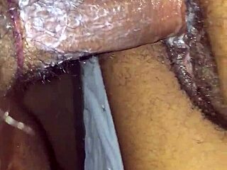 Black teen ebony loves big black monster cock in her tight pussy!