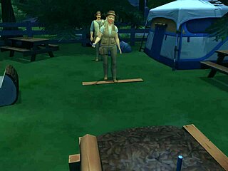 Wild campsite pussy pounding outdoors, so hot! 🔥