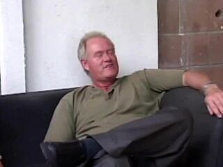 gaping a blonde babe open fun for three guys