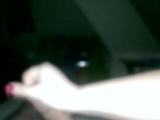 she says, 'watch me wank this cock with my hand'