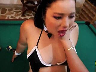 Maid job turns into raw fucking and domination