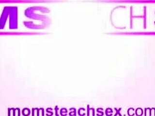 Watch Cory Chase Titty Fuck Stepson's Cock!