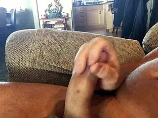 Masturbating To Cum With Big Cock