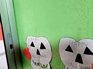 stepmom wishes stepson to fuck her in halloween hindi voice scene